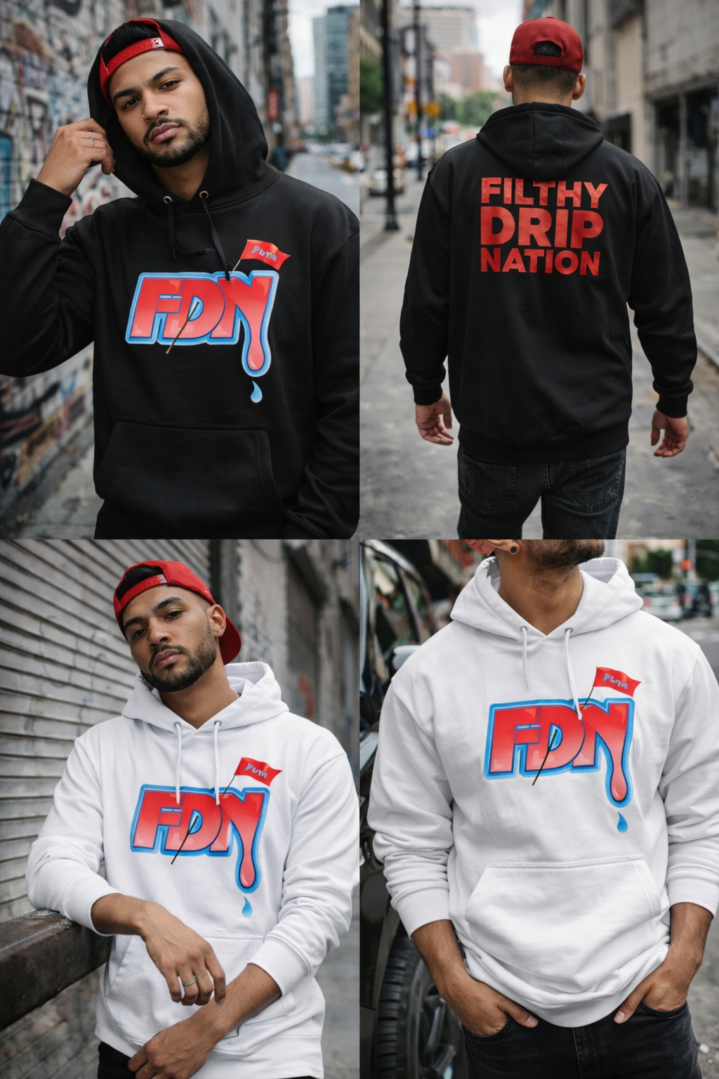 Filthy Drip Nation Hoodie | FDN dripping logo HOODIE