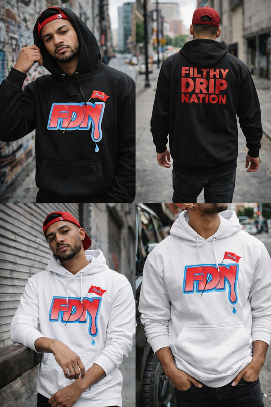 Filthy Drip Nation Hoodie | FDN dripping logo HOODIE